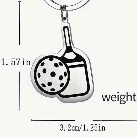 COPY - PICKLEBALL KEYCHAIN - Picture 2 of 2